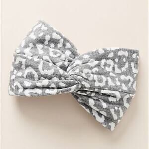 Leonie Leopard Print Ear Band Anthropologie Earwarmer Gray Winter